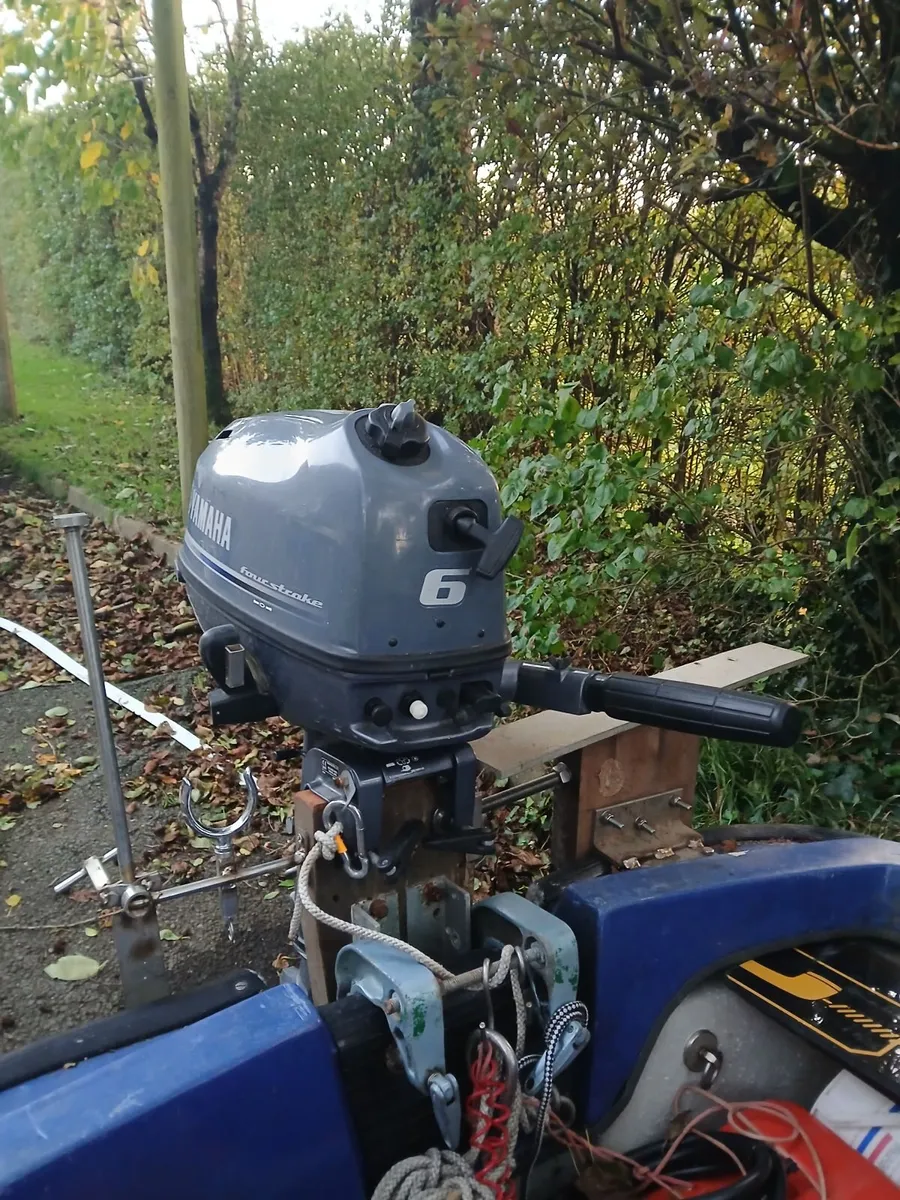 Yamaha 6hp 4 stroke outboard engine - Image 1