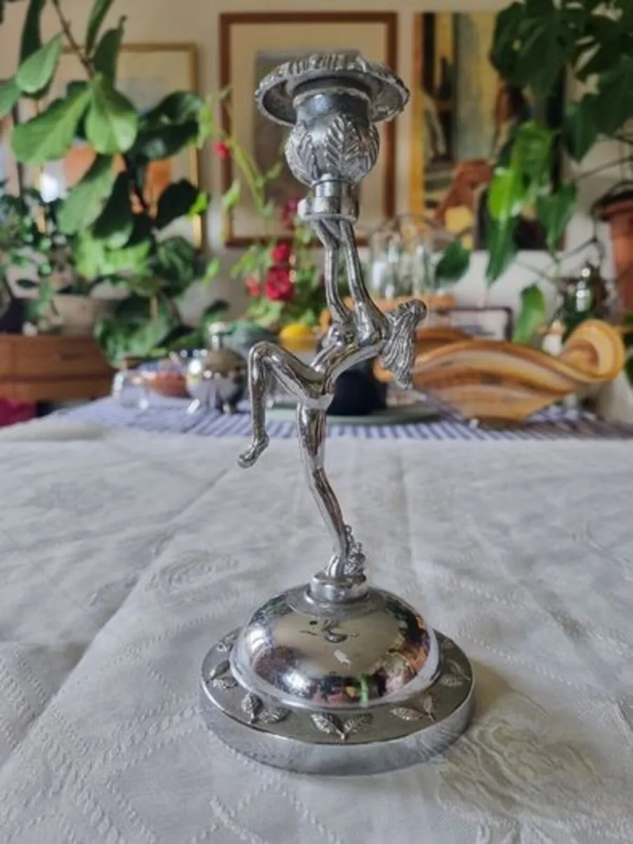 Art deco style candlestick - Image 1