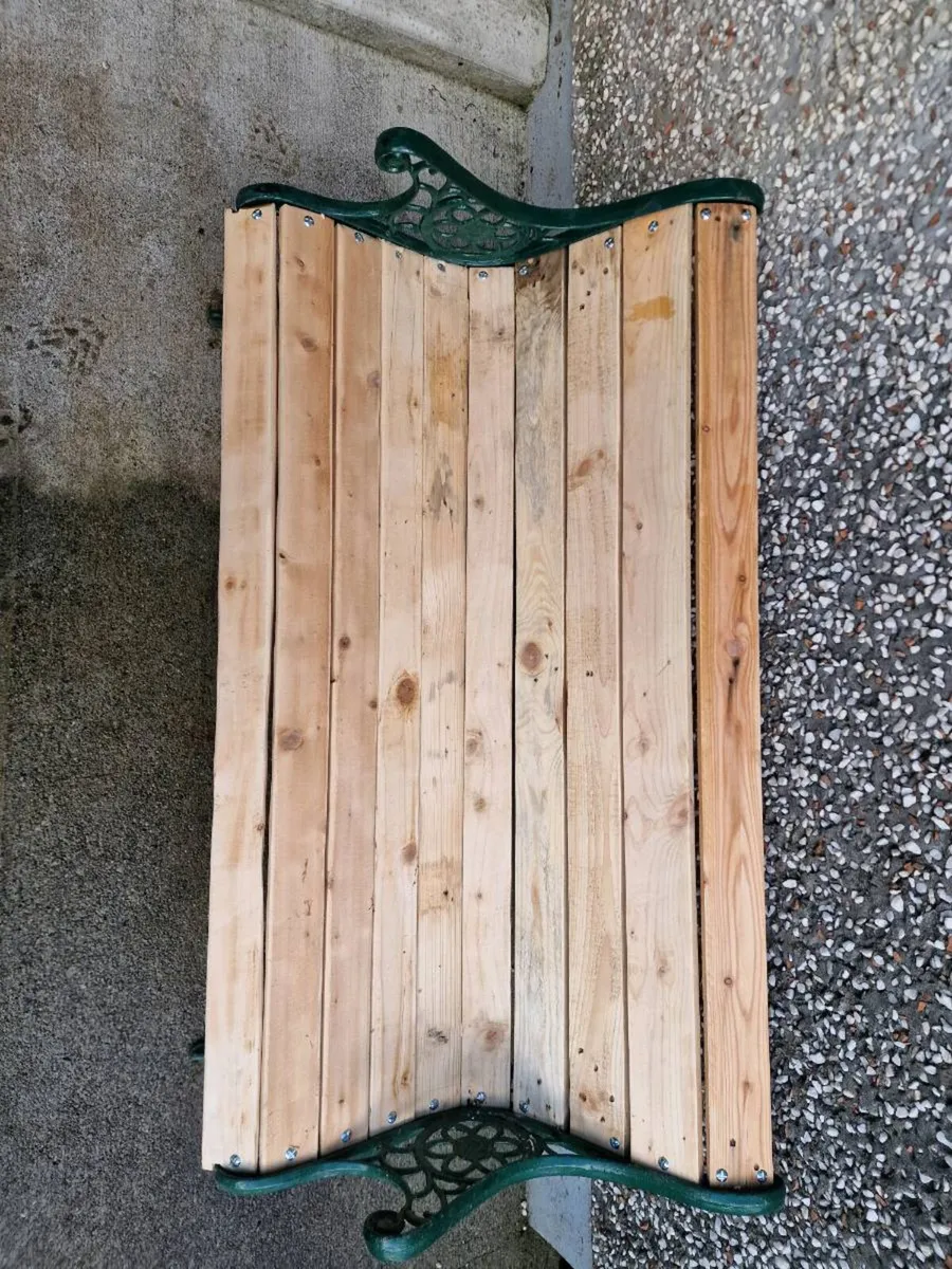 garden bench cast iron - Image 4