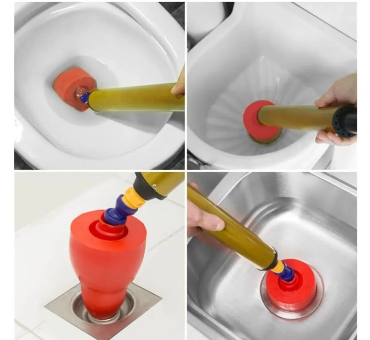 Toilet, Sink pipes Unblocked Plunger High Pressure - Image 3