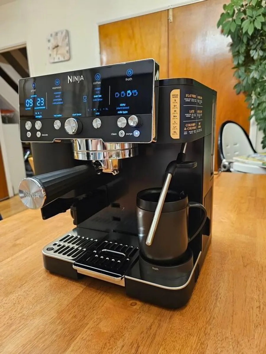 NINJA Luxe Cafe Premier Series ES601KBK Bean to Cup Coffee Machine Black - Image 2