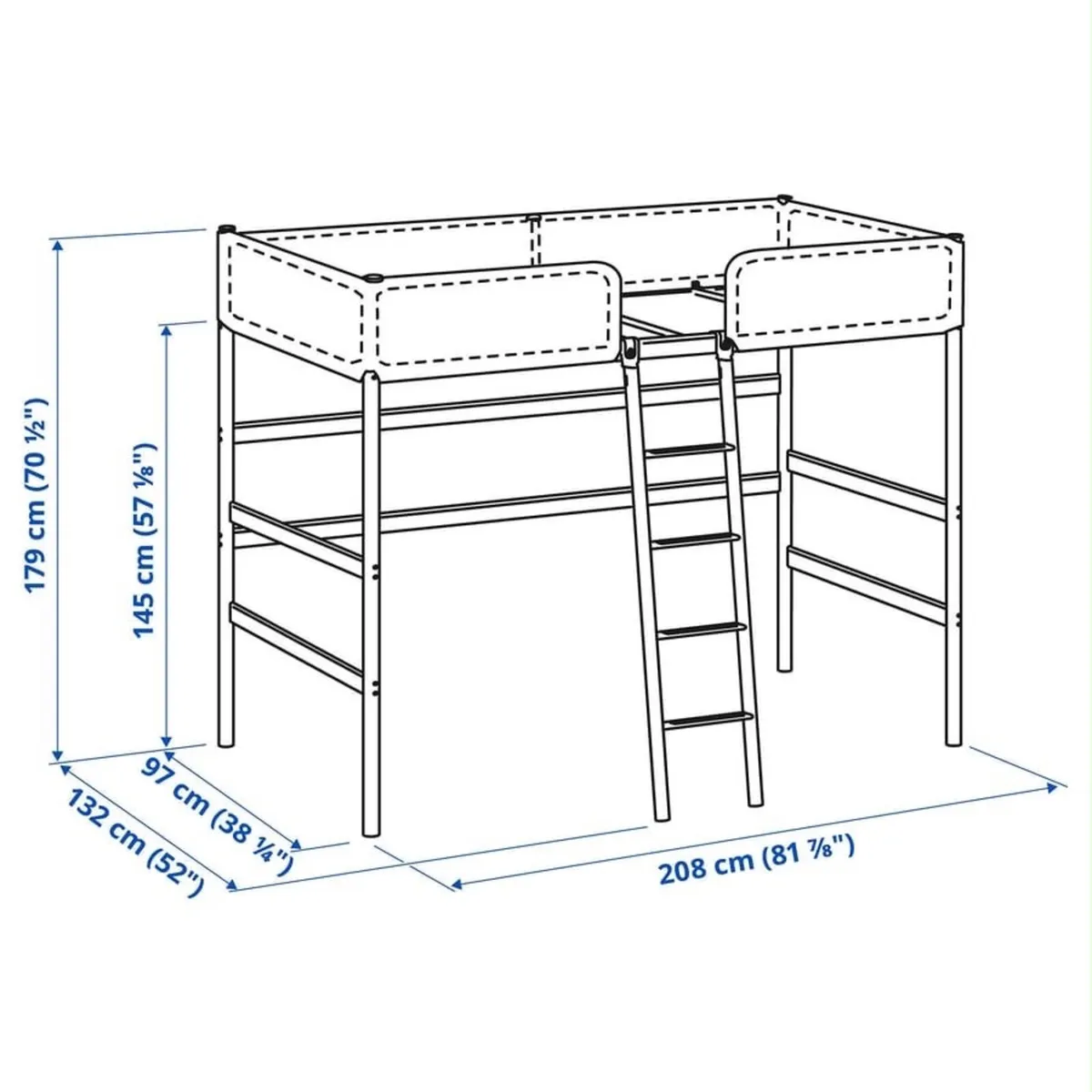 Tuffing loft bed (Ikea) - Image 2