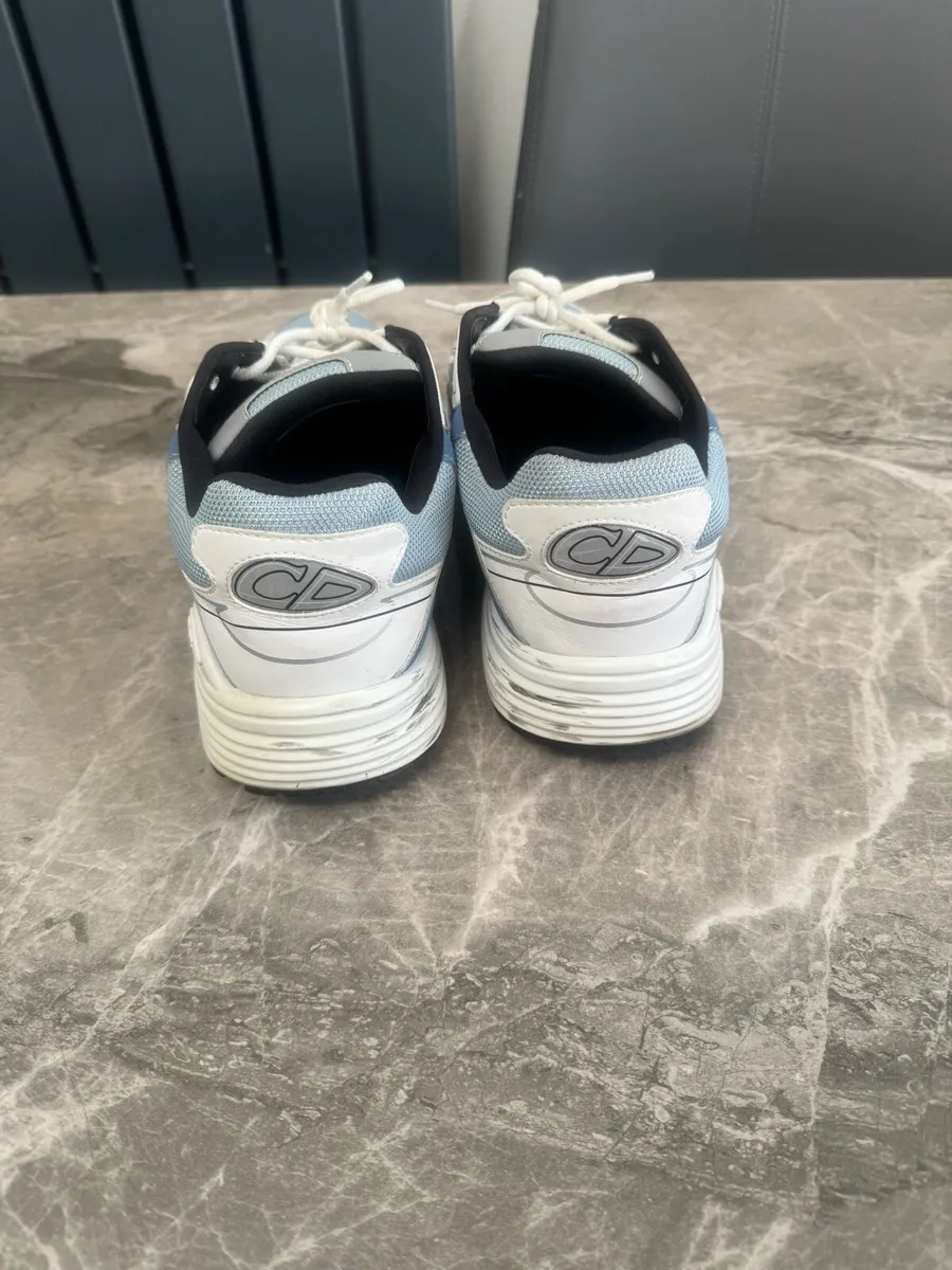 Dior B30 size 10 UK blue grey white - Image 3