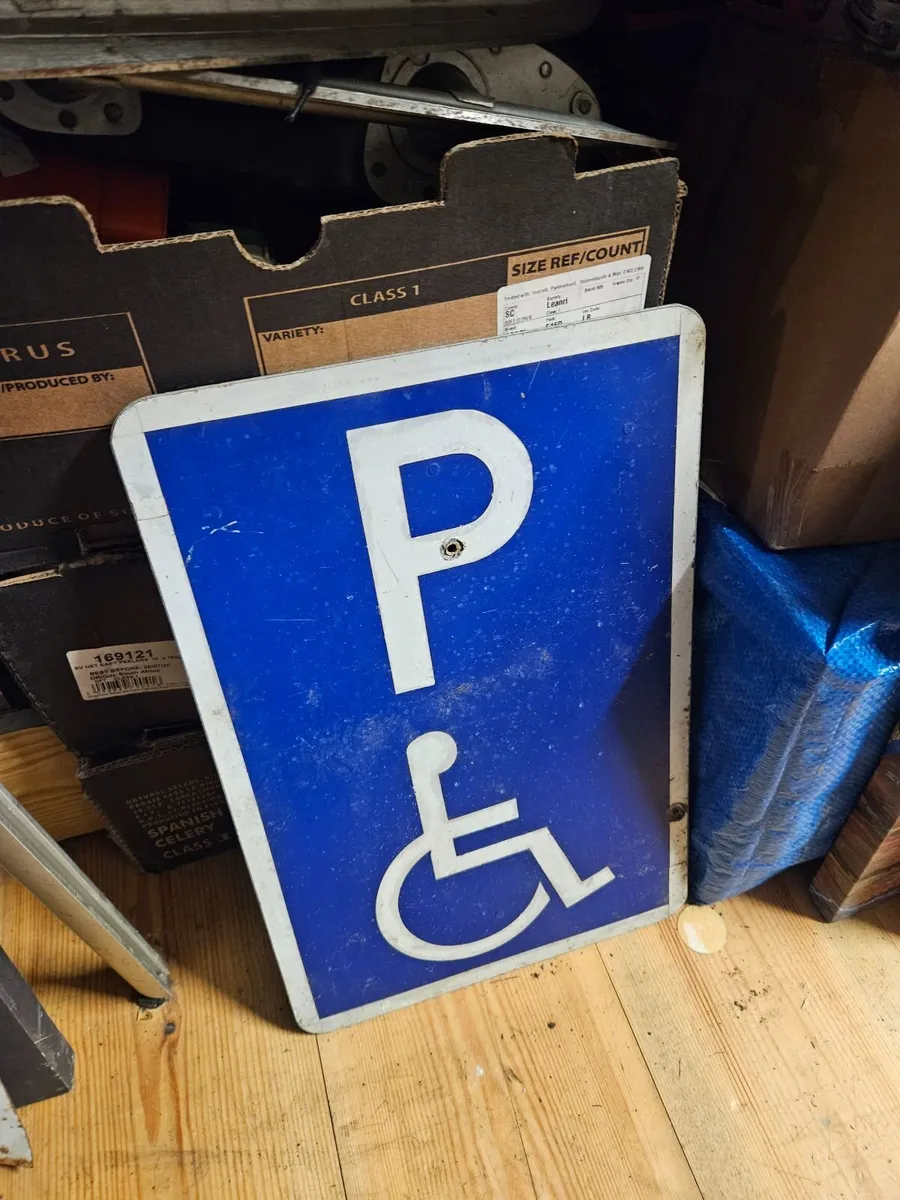 Road Sign Disabled Sign