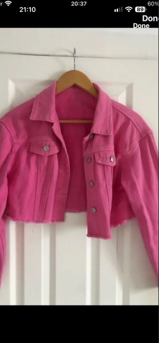 Ladies denim jacket size S €5 - Image 1
