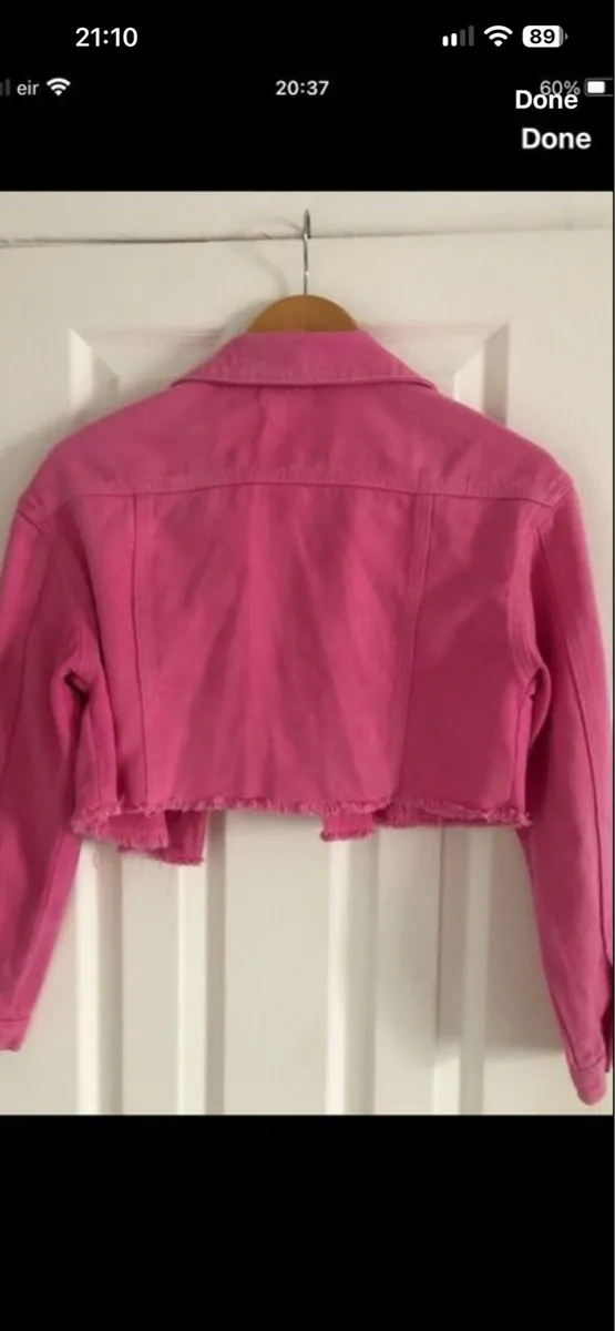 Ladies denim jacket size S €5 - Image 2