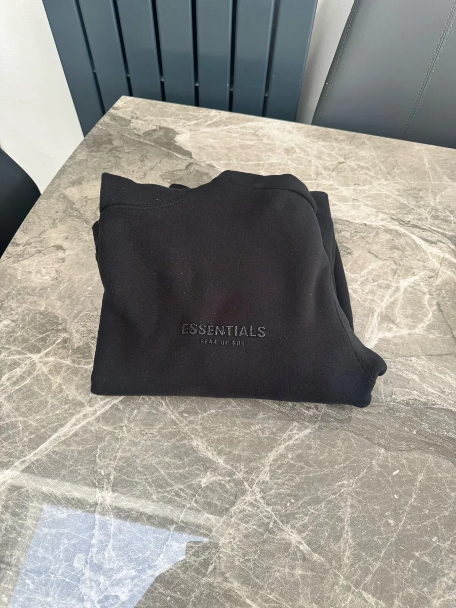 essentials black tracksuit - Image 2