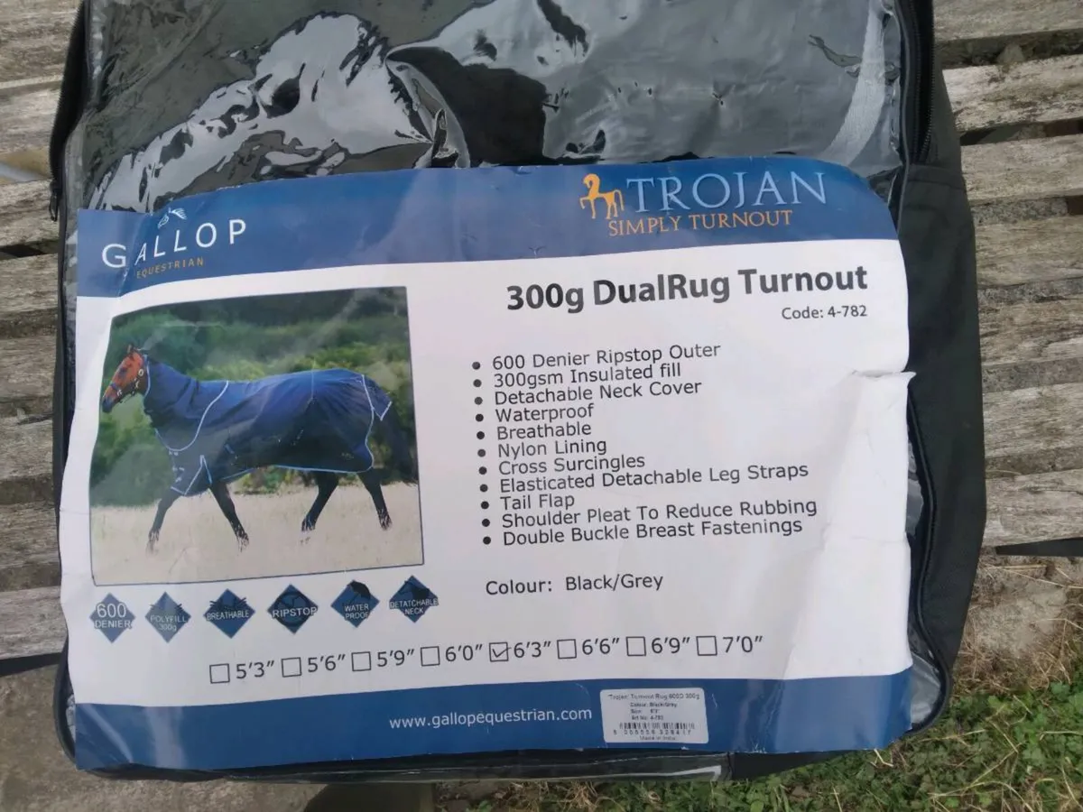 6'3 Gallop Turnout Duo.Heavyweight.New - Image 1