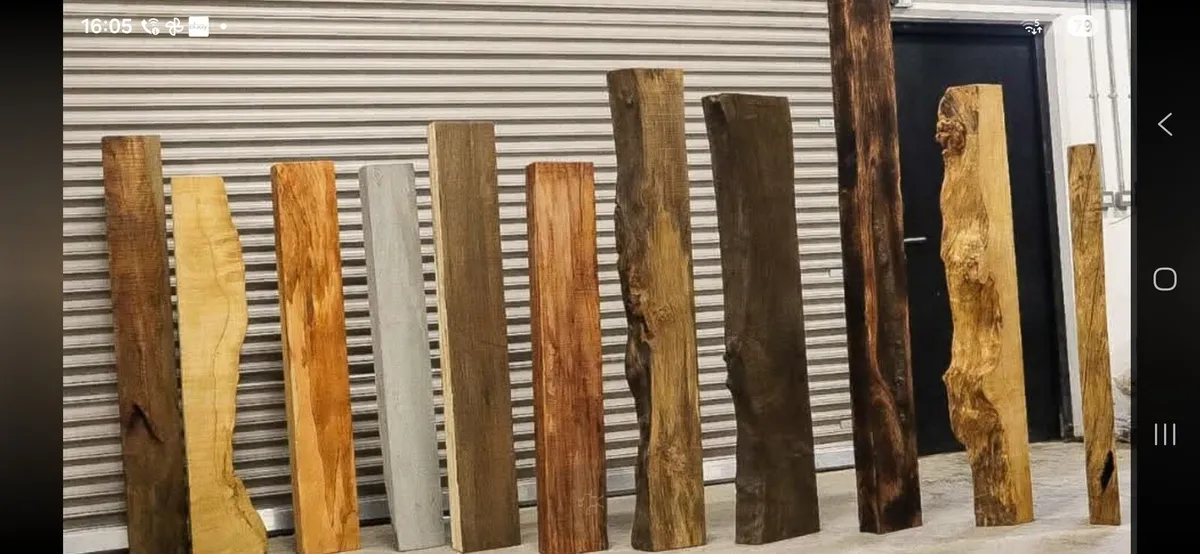 Mantle beams live edge  straight cut  free fixing - Image 2