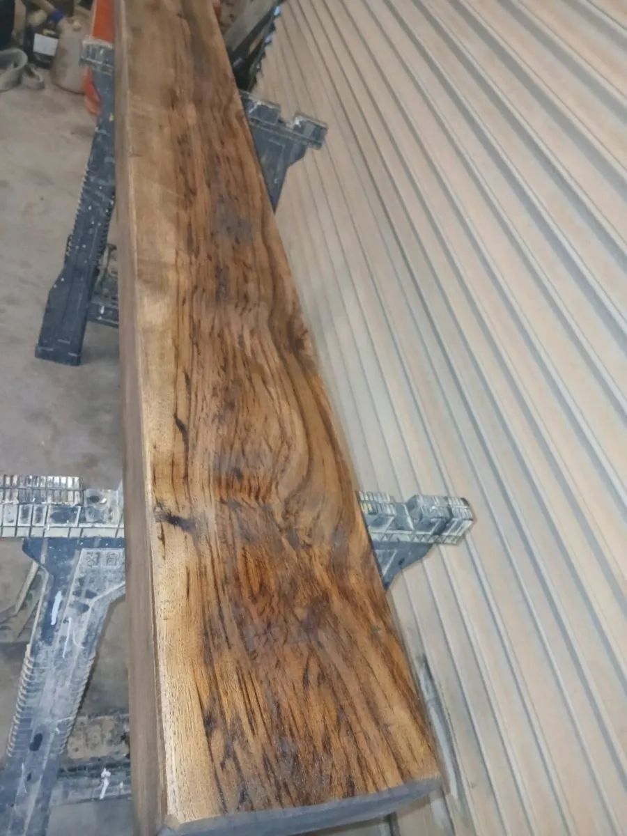 Mantle beams live edge  straight cut  free fixing - Image 3