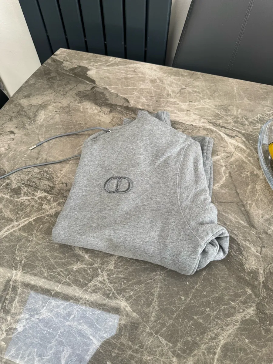 Dior men’s grey hoodie - Image 1