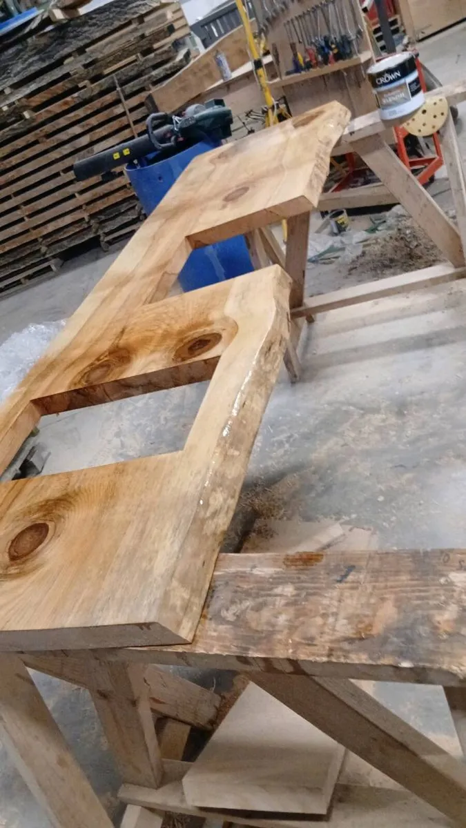 Live edge kiln dried   table top slabs - Image 3
