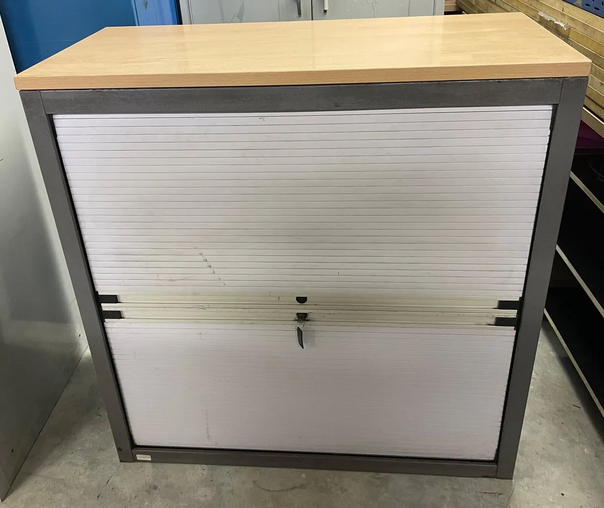 Office Steel Roller Door Cabinet - Image 1
