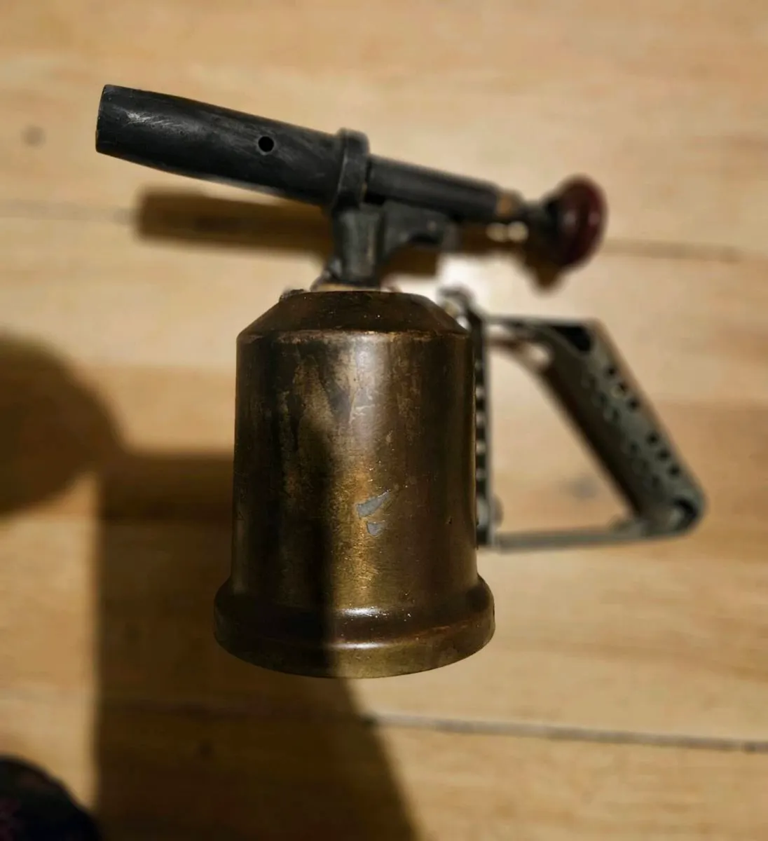 Vintage Brass Blow Torch - Image 1