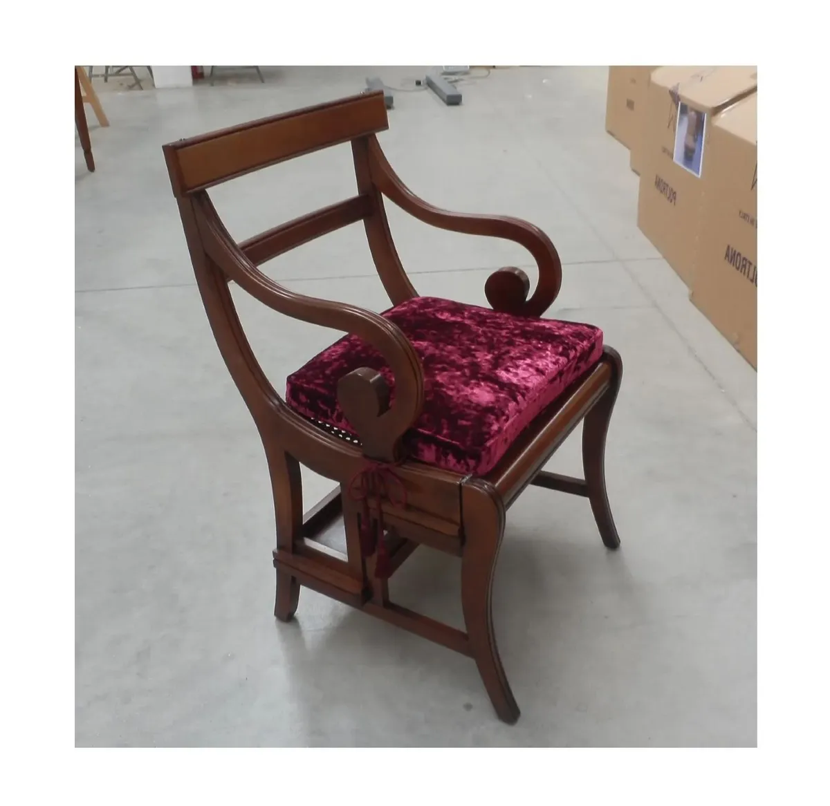 Library Step Armchair with removable cushion - Image 1