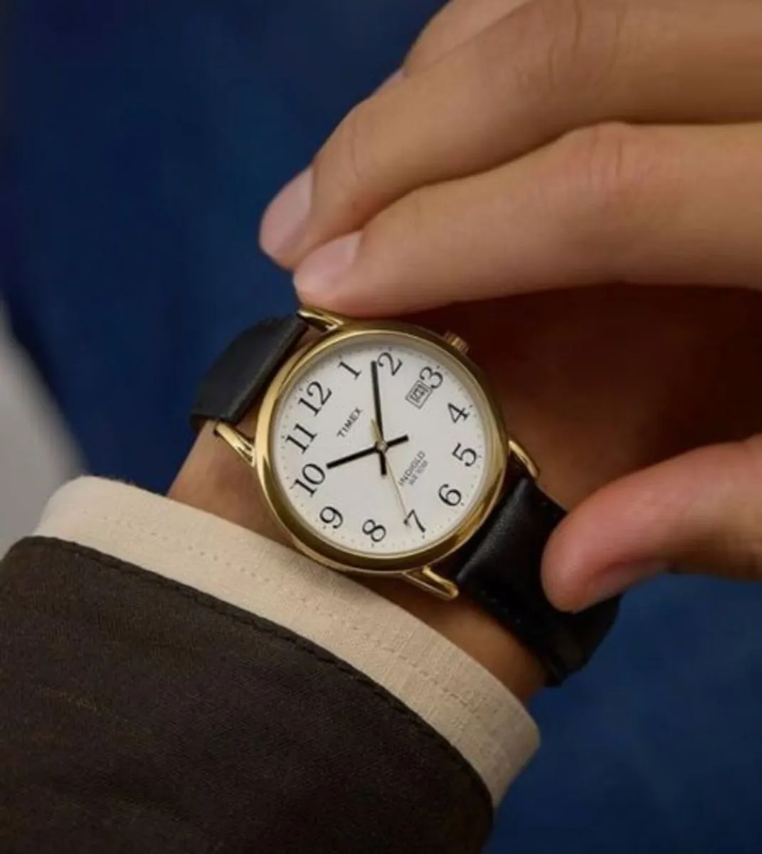 Timex. 35 mm Window Date. Indiglo - Image 3