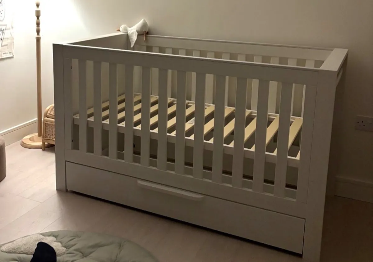 Mamas & Papas Cot Whit - Image 1