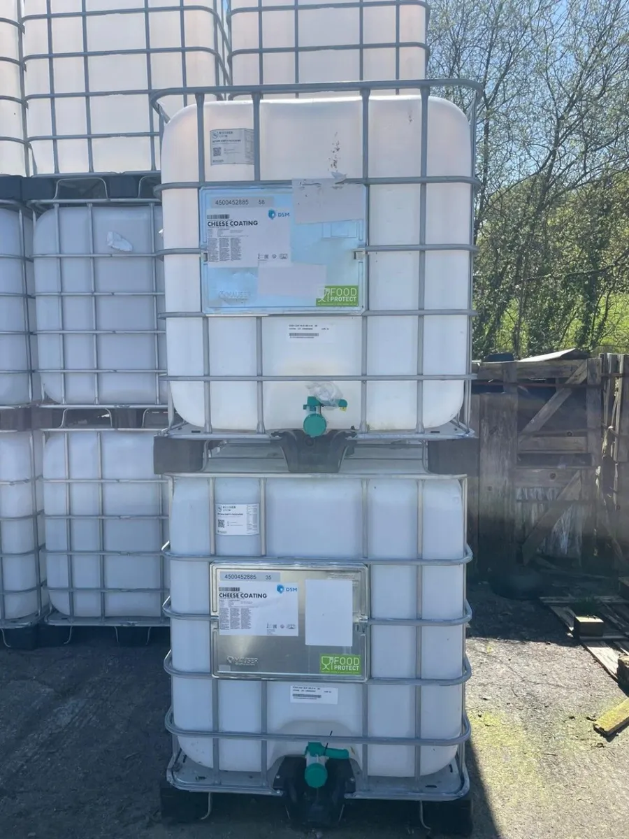 Food Grade 1000 Litre IBC Tanks - Image 1