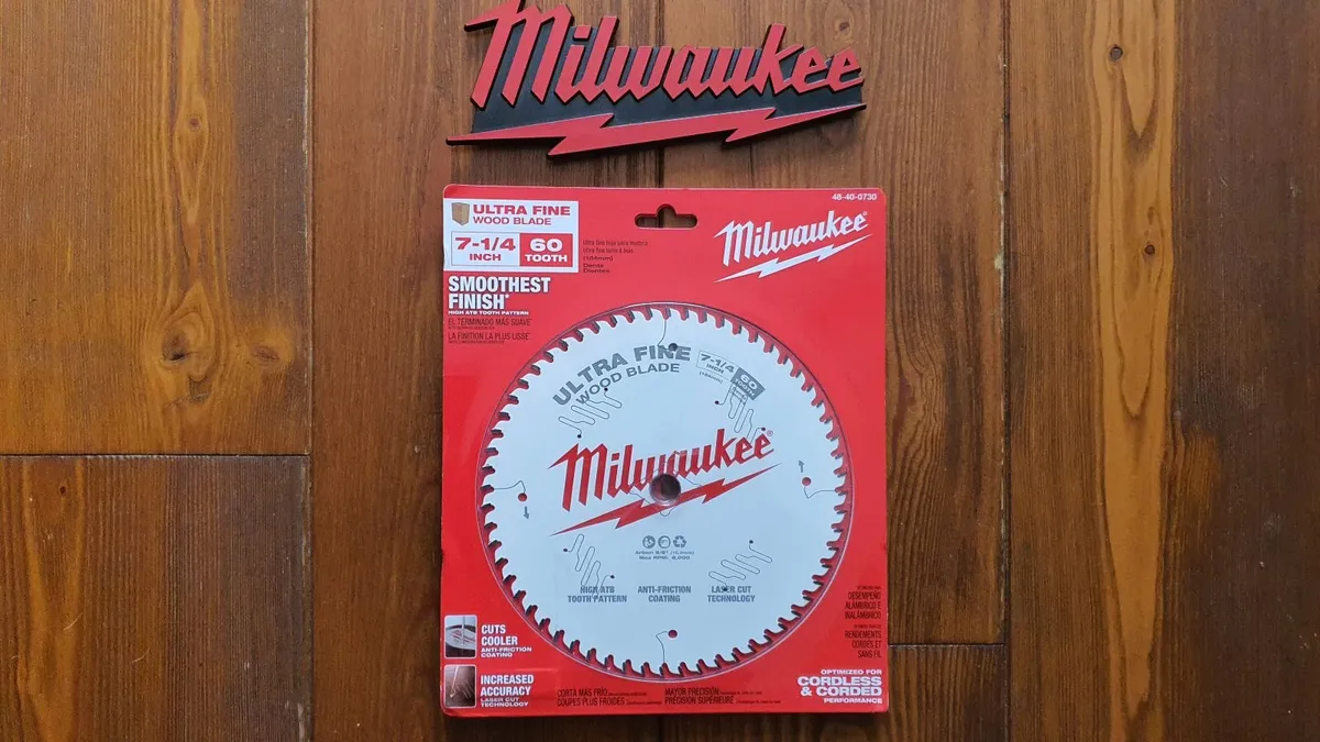 Milwaukee 190/184mm Skilsaw Fine Wood Blades - Image 1