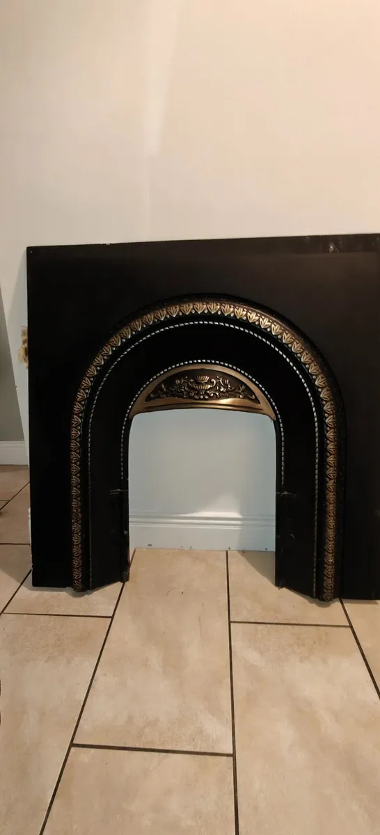 Traditional Wooden Fireplace Surround & Cast Iron - Image 4