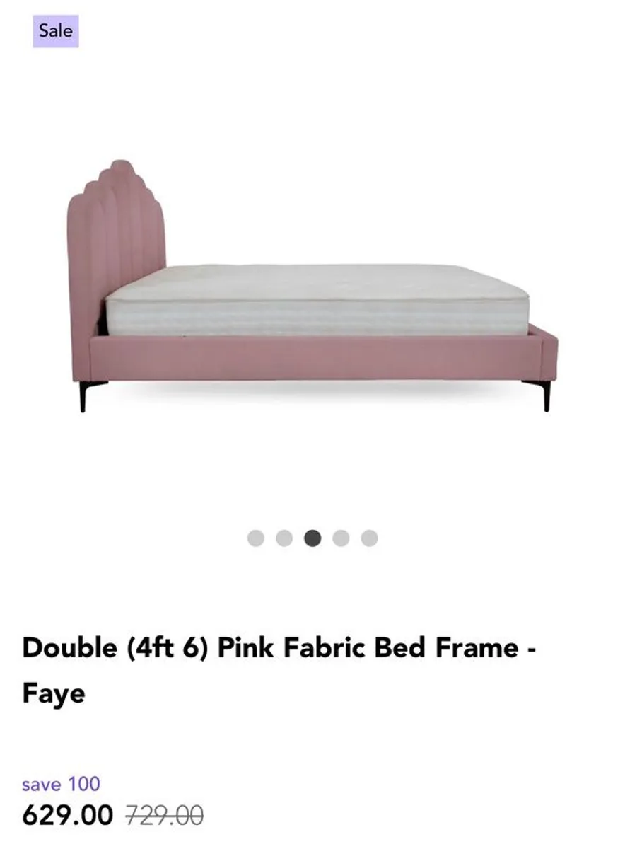 Double Bed & Mattress - Like New - Image 2
