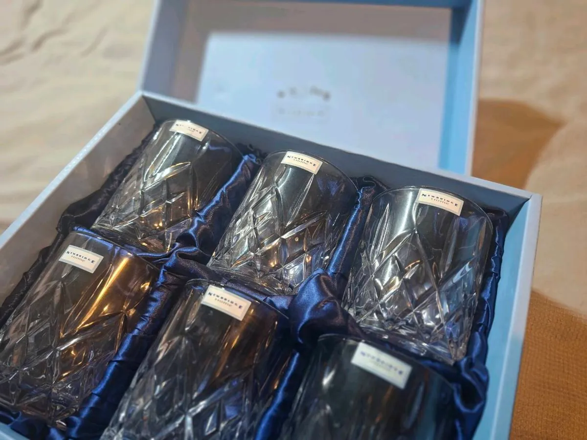 Newbridge Home Cut Crystal Whiskey Glasses - Image 2