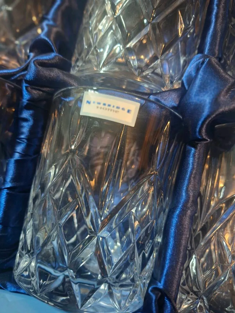 Newbridge Home Cut Crystal Whiskey Glasses - Image 4