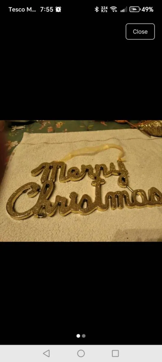 Christmas sign - Image 1