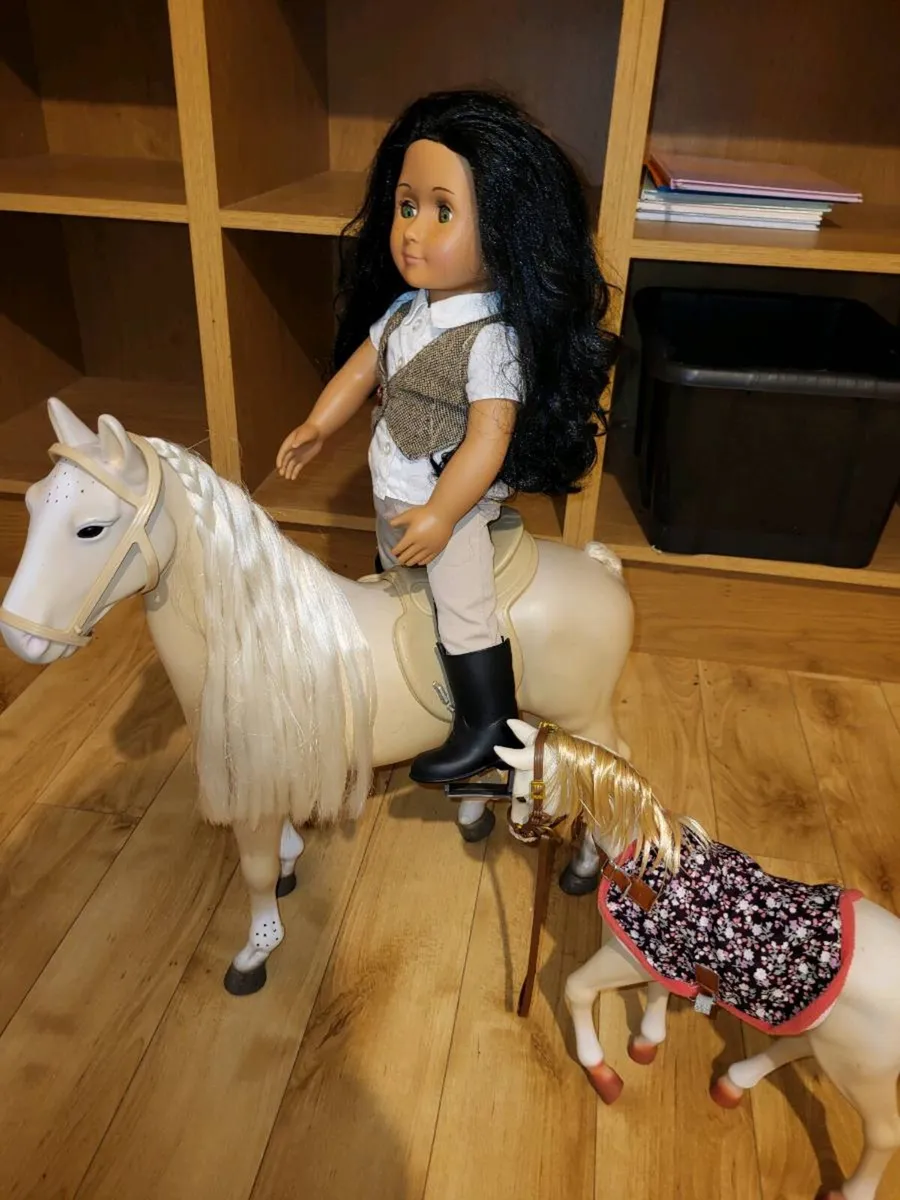 Our Generation Horse, Foal and Doll - Image 2