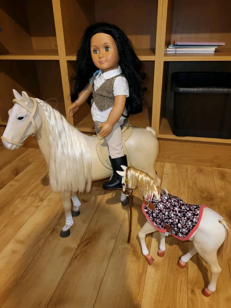 Our Generation Horse, Foal and Doll - Image 3