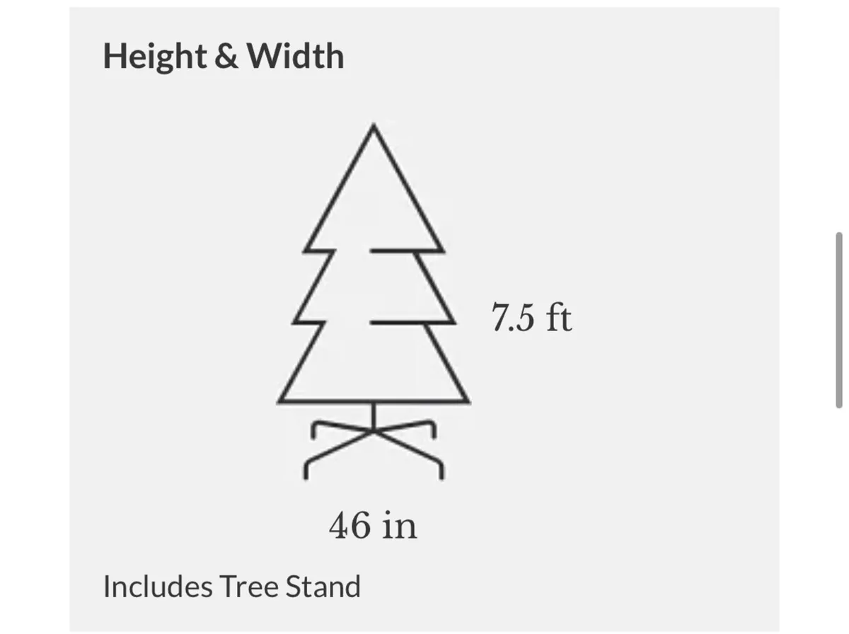 7ft Balsam Hill Pre-Lit Christmas tree - Image 4