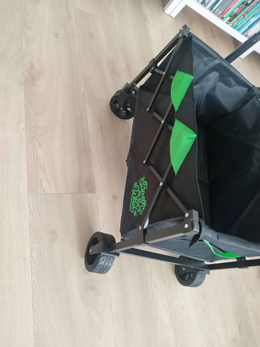 4 wheel camping wagon with wide wheels.
Brand new - Image 4
