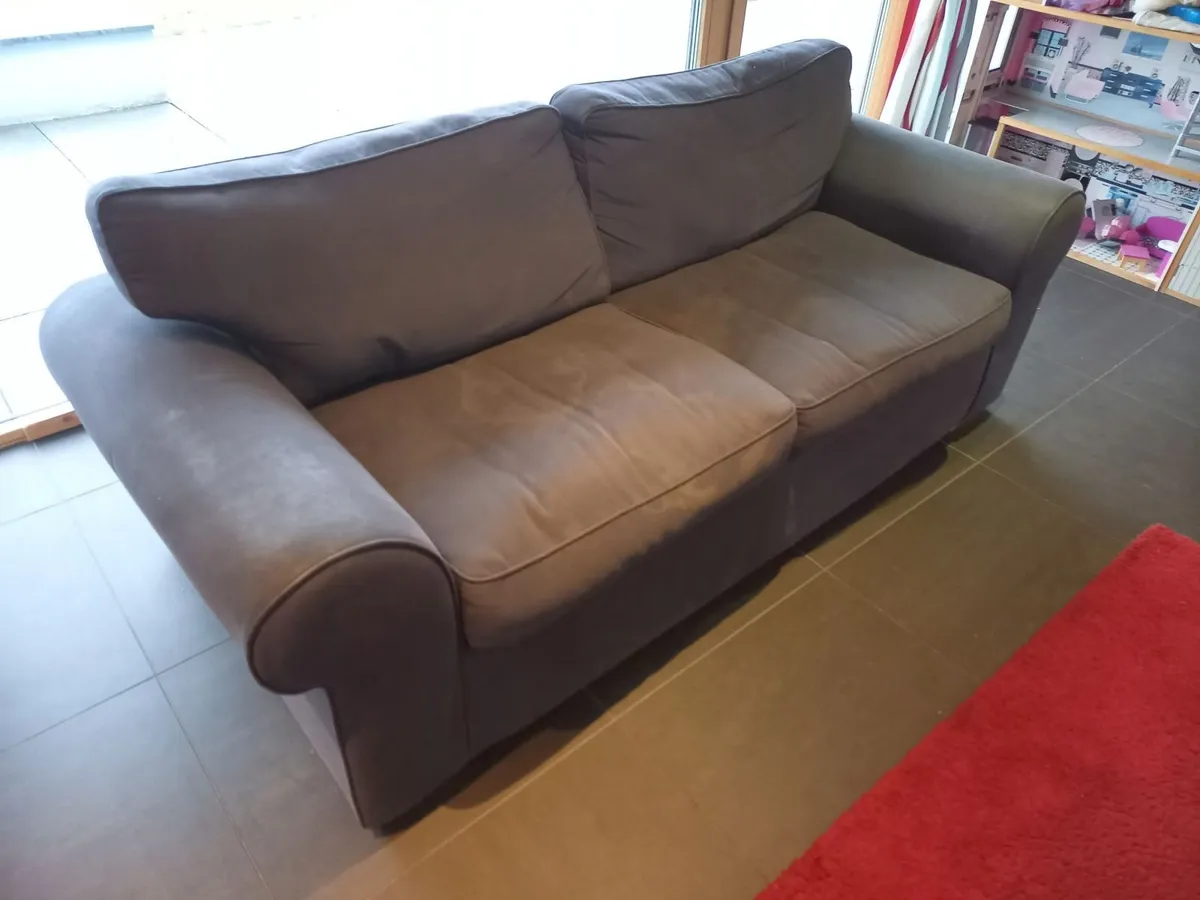 2-Seater Couch & Armchair - Image 3