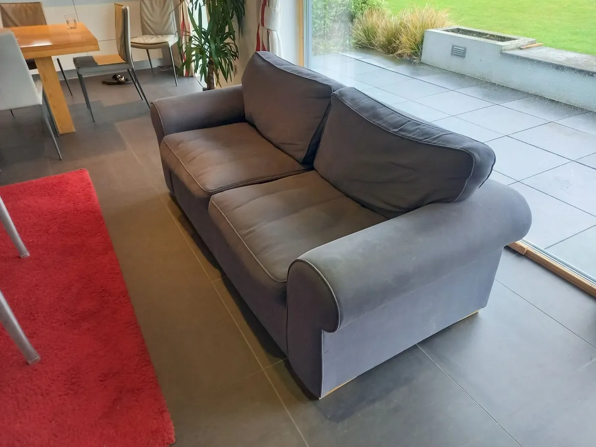 2-Seater Couch & Armchair - Image 2