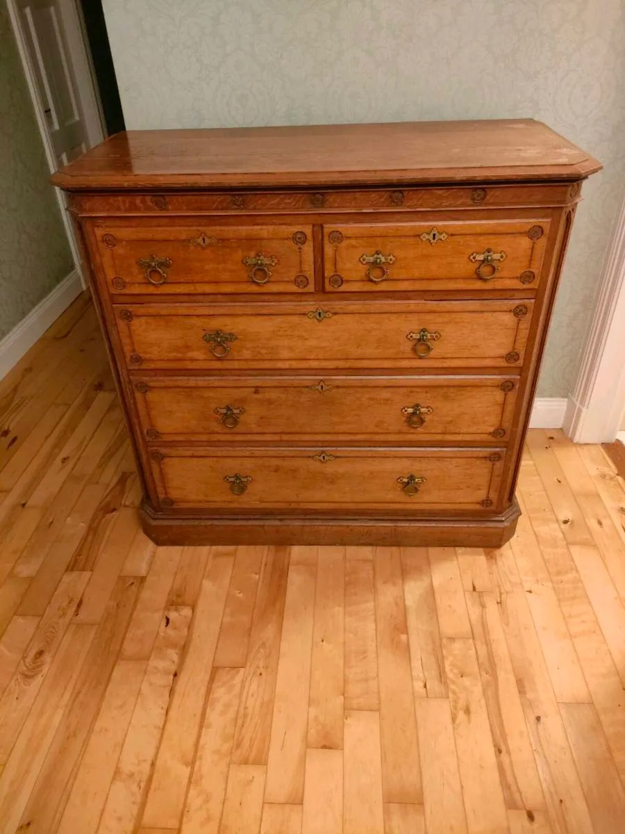 19th-century antique chest of drawers - Image 1