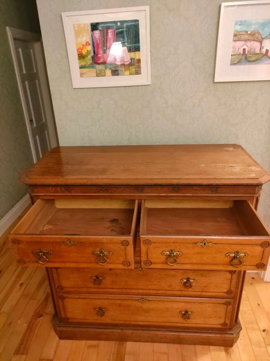 19th-century antique chest of drawers - Image 2