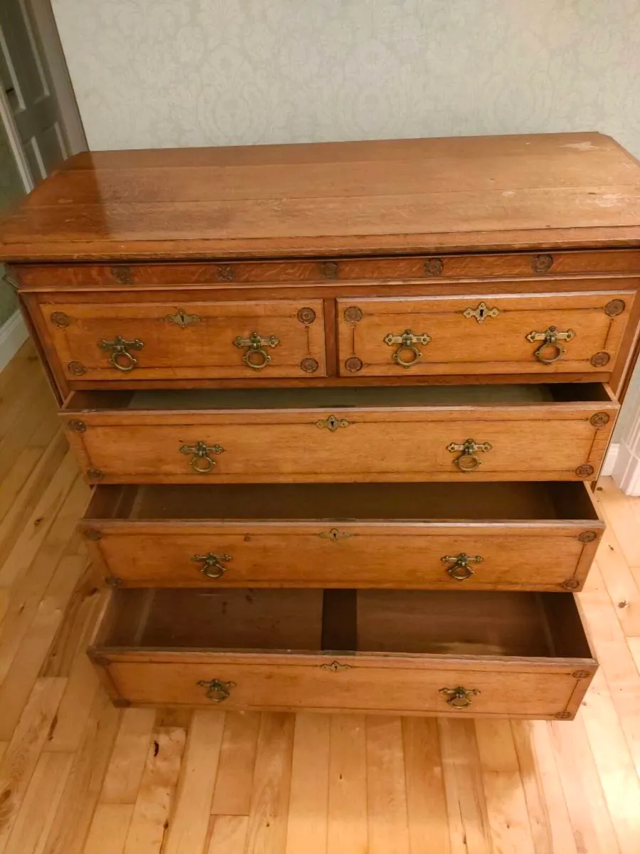 19th-century antique chest of drawers - Image 3