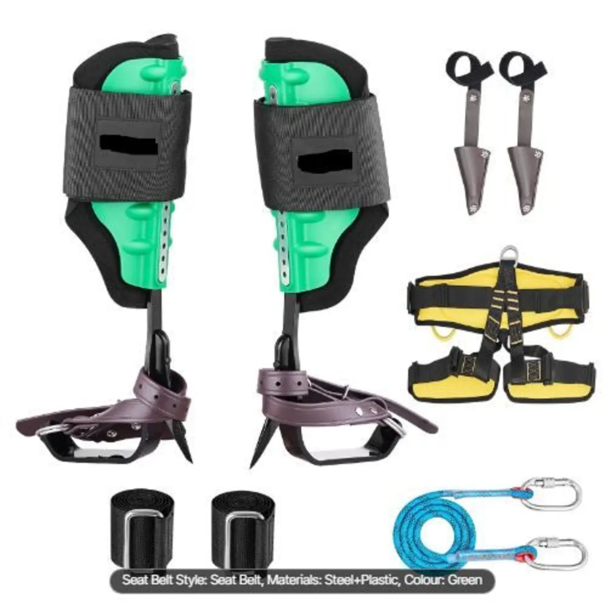 Tree Climbing Spikes Set, Height-Adjustable - Image 4