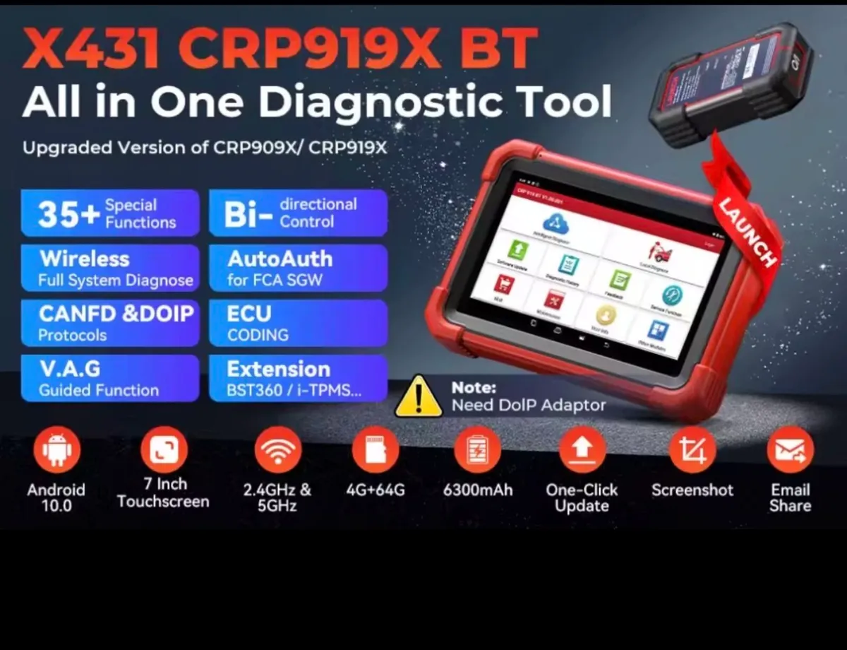 New LAUNCH X431 CRP919X BT OBD2 Scanner - Image 2