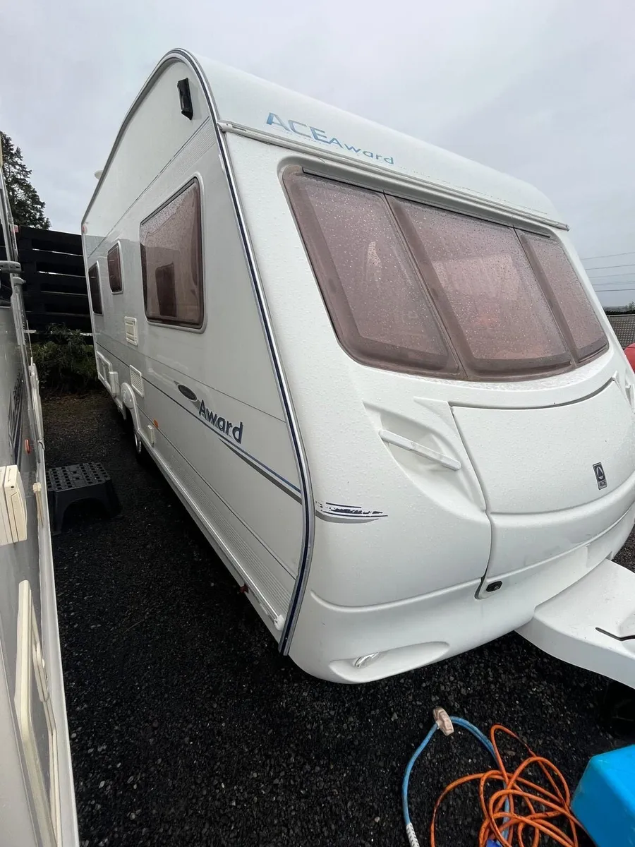 2008 Aceward caravan fixed bed - Image 1
