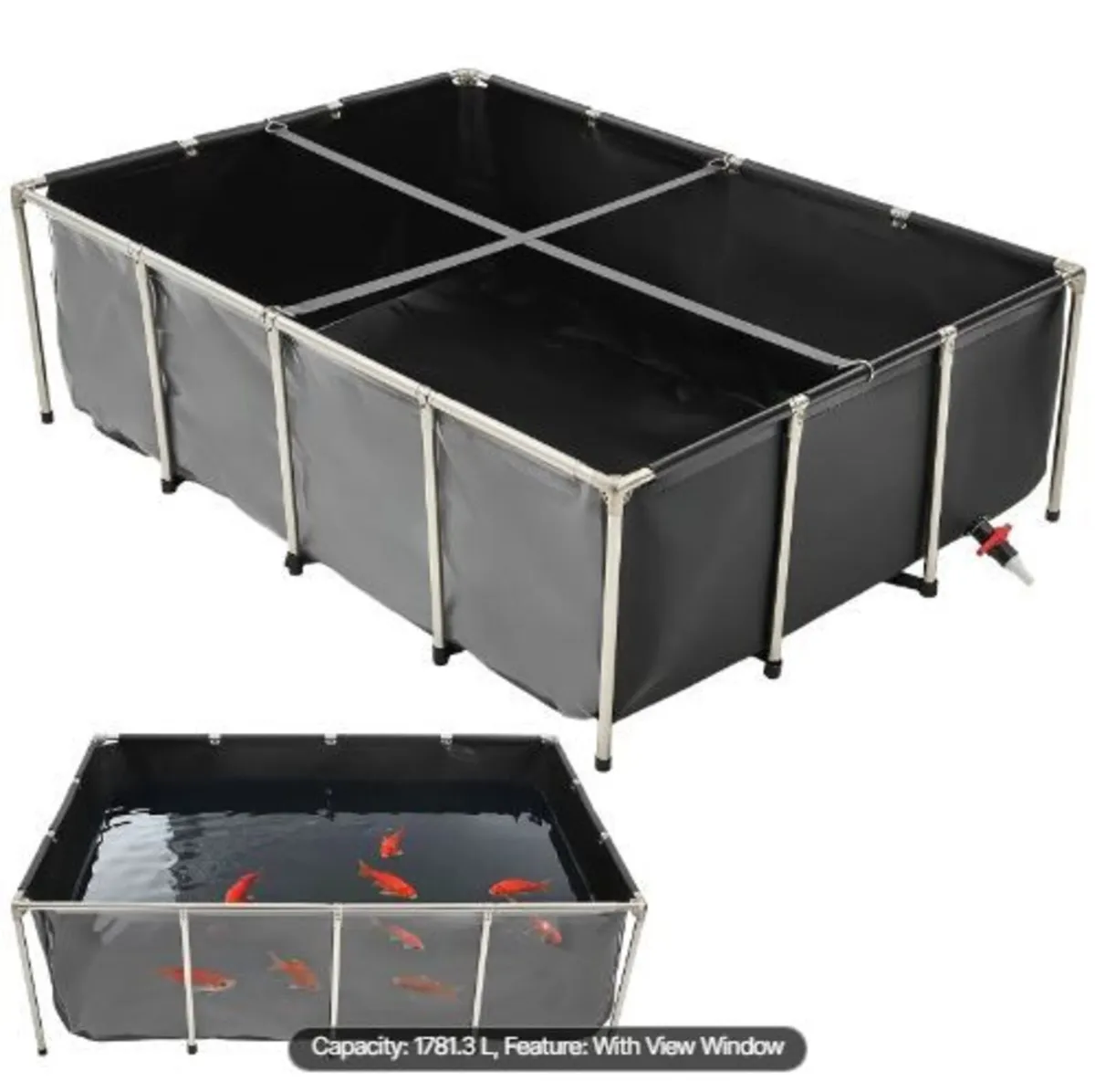 Canvas Fish Pond, 470 Gal Above Ground - Image 1