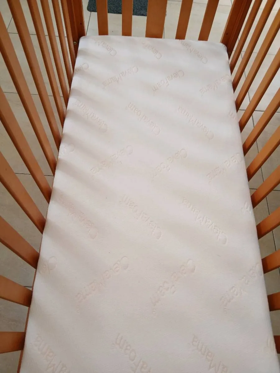 BABYS COT. +   2 MATTRESS - Image 1