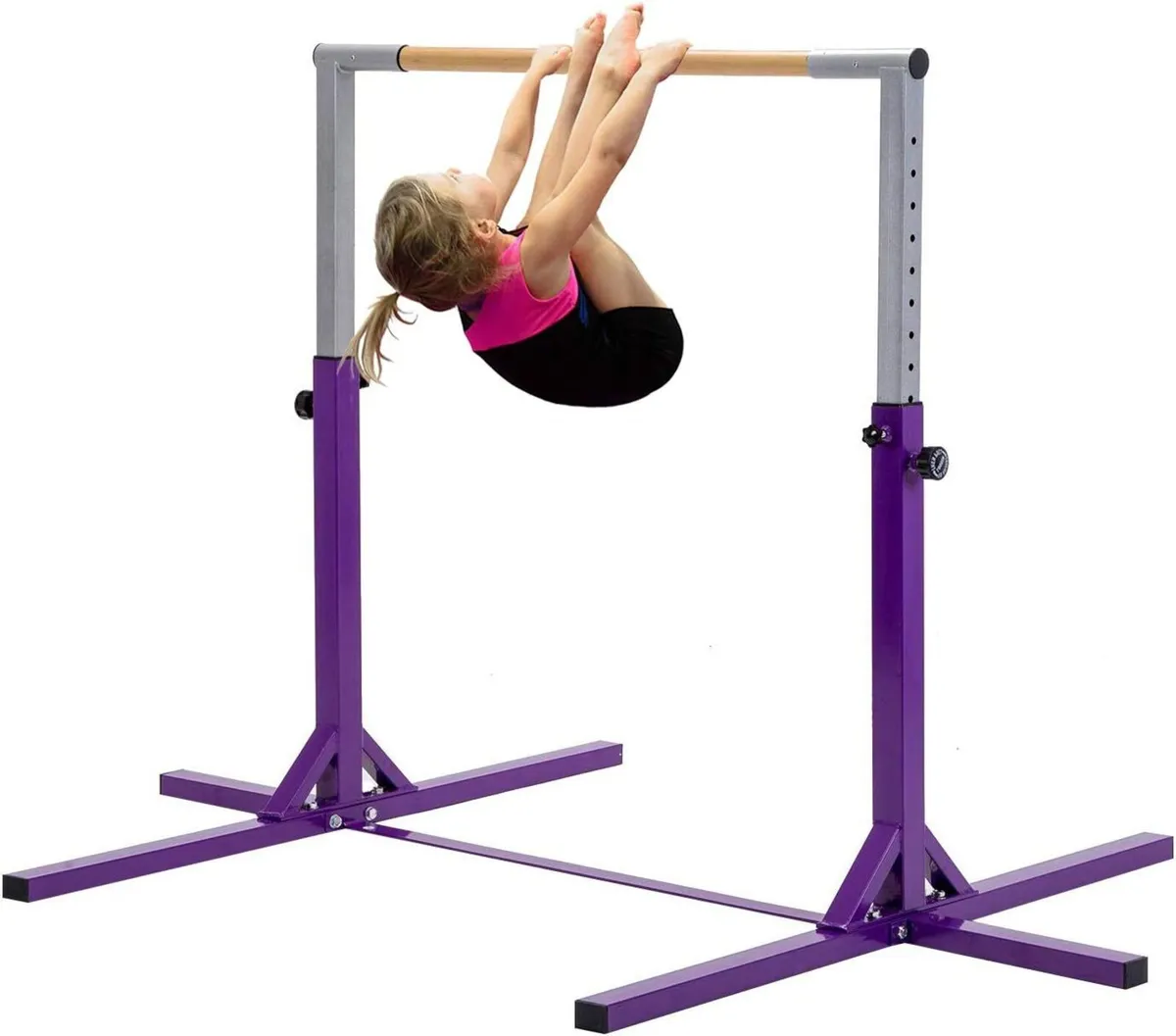 Kids Gymnastics Bar Training Equipment Hardwood - Image 1