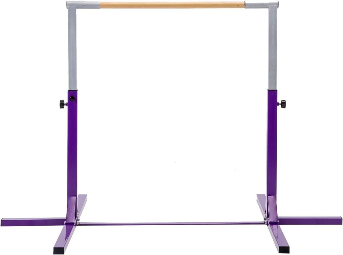 Gymnastics Training Bar for Kids with Hardwood Bar - Image 2