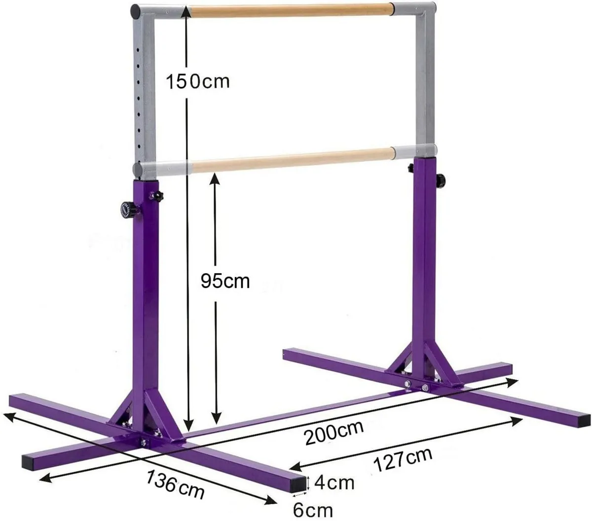 Gymnastic Bar Hardwood Training Equipment for Kids - Image 2