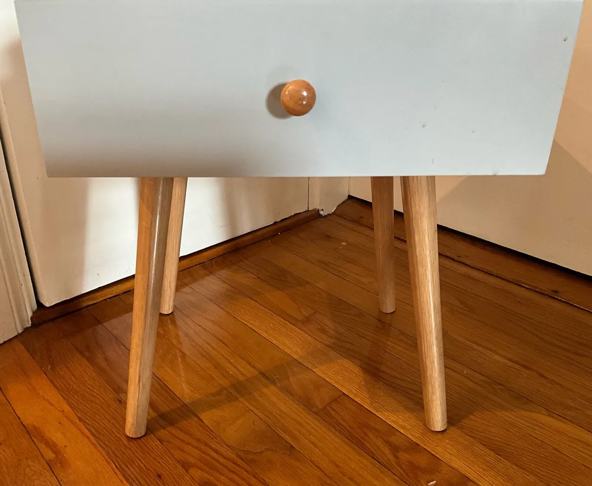 Bedside Table with Drawer - Image 3