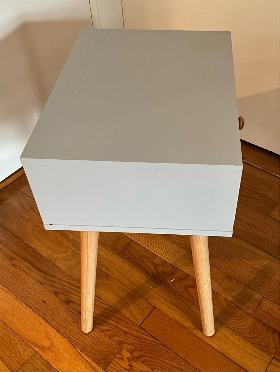 Bedside Table with Drawer - Image 4
