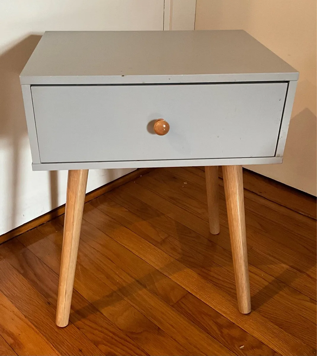 Bedside Table with Drawer - Image 1