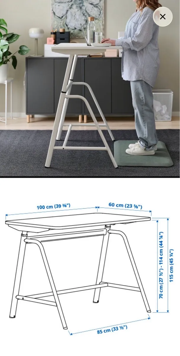 IKEA Sit/Stand Desk - Image 3
