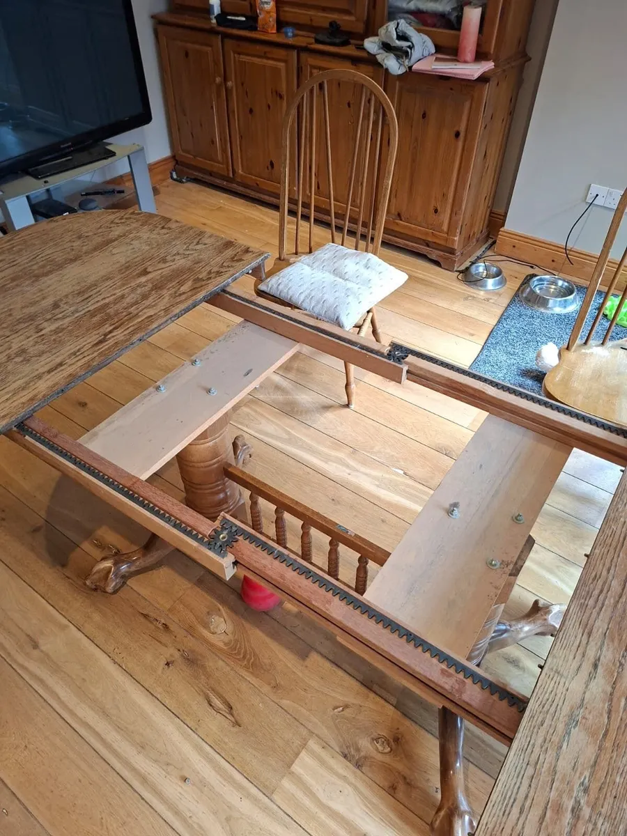 Large Extending Dining Table + 8 Chairs - Image 4